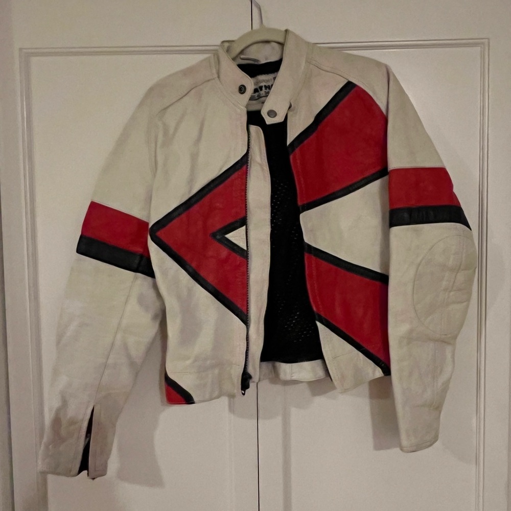 Real vintage moto jacket Size S/M womens
